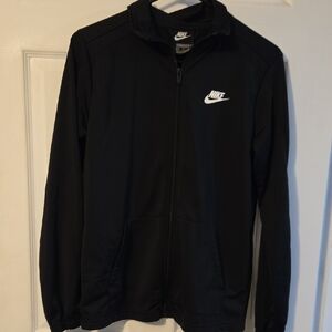 Nike Kids Black Windbreaker Jacket